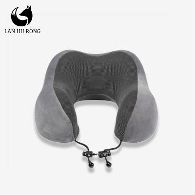 China Custom Camping Anti-Static Support U Shape Neck Pillow Travel Kit Airplane Pillow Travel Cervical Rise for sale