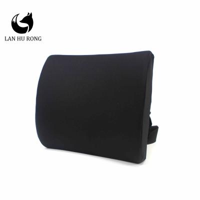 China Anti Back Dust Mite Memory Foam Cushion Lower Back Traction Lumbar Device Pain Relief Back Support Cushion For Office Chair for sale