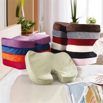 China Orthopedic Therapy Cushion Hemorrhoid Pillow Blood Circulation Coccyx Memory Foam For Tailbone Pain for sale