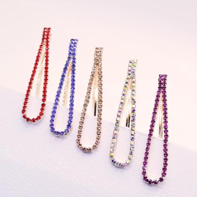 China 2021 Hot Selling Lots of Style New High Quality Charming Hair Clip Zircon Hair Clip Fashionable Hair Style Hairpins for sale