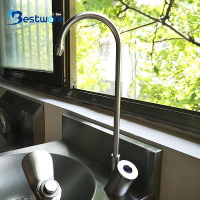 China Hotel New Design Lead Free Bottle Filler Tap Water Filter Purifier Touchless Kitchen Sink Faucets for sale