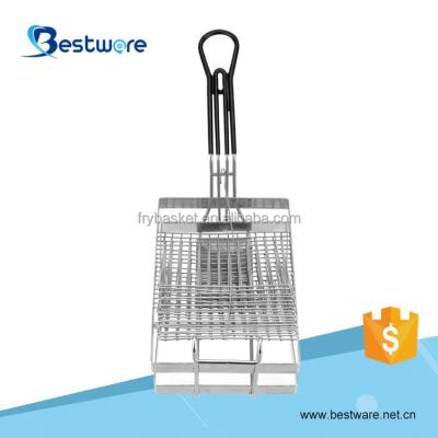 China Viable Food Grade OEM&ODM Accepted Taco Shell Rectangular Fry Basket for sale