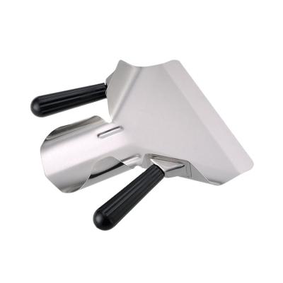 China Sustainable Popular High Quality Stainless Steel Potato Chips Serving French Fries Scoop for sale