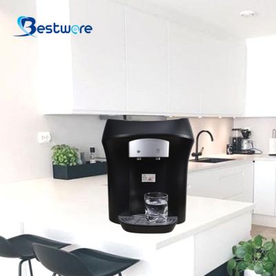 China Hotel Easy Installation 3 Filters Household RO Countertop Hot Cold UV Water Purifier For Sale for sale