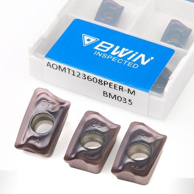 China AOMT123608 Tungsten Carbide Inserts Vullen Aanpassen Voor Cnc Cutter Tool Te koop