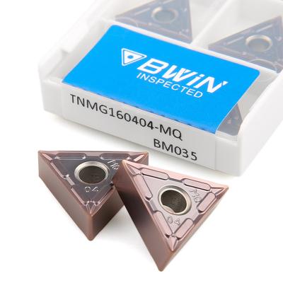 中国 Tnmg160412の上塗を施してある炭化物の挿入物は金属の旋盤の炭化物の挿入物に抵抗力をつけます 販売のため