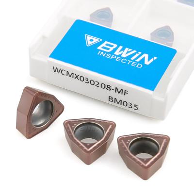 China Insertos de carburo CNC Wcmx 030208 Insertos de carburo de tungsteno de acero inoxidable en venta