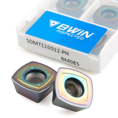 中国 SDMT 1205製粉用具の挿入物の炭化タングステンMutiは製粉の挿入物PVD CVDのコーティングに直面する 販売のため