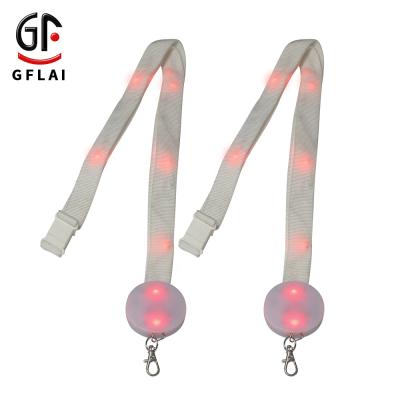 China Events Party New Event Supplies ID Card RGB LED Concert 2022 Concert 2022 Party & Conference Custom Printed Lanyard Neck Strap for sale