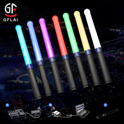 China 2020 New ABS+PVC Products Flashing Light Sale Logo Print Software Control Party Led Stick for sale