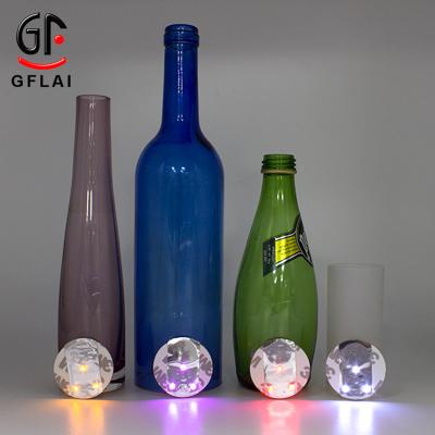 China Flashing Lights Mini Led Bottle Light Sticker 3M, Led Coaster For Wine Bottle for sale