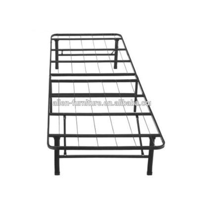 China Metal Platform Bed Folding Frame (Other) Base Adjustable Single Head Foldable Military Stackable Twin Size Mattress Sleep Frame for sale