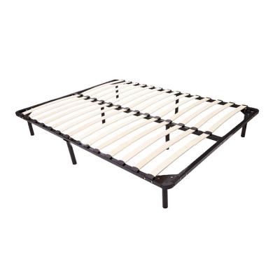 China Best Selling Stable Euro Queen Size Mattress Base Smart Bed Low Wood Slats for sale