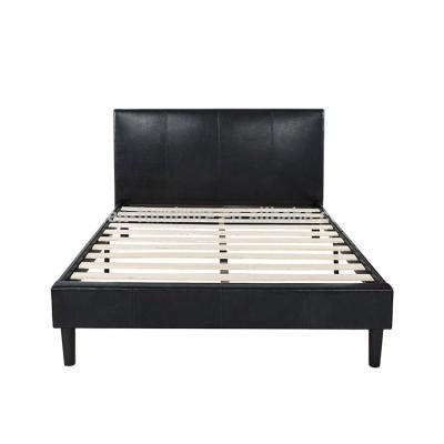 China Other Bed Furniture Latest Design High Quality Leather Upholstered Bed for sale