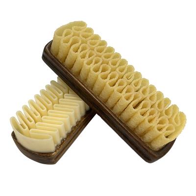 China Remove Dust Factory Wholesale Custom Logo Suede Eraser Wood Sneaker Shoe Remover Brush for sale