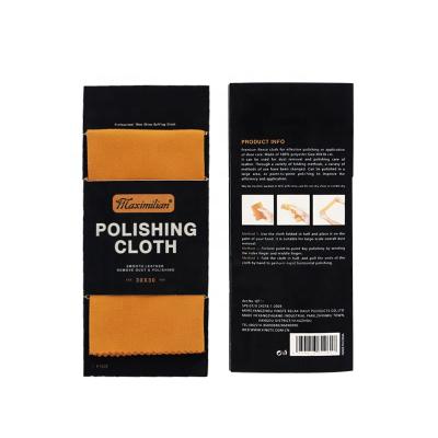 China Viable Custom Shoe Shine Gold Silver Jewelry Polishing Polishing Cloth for sale