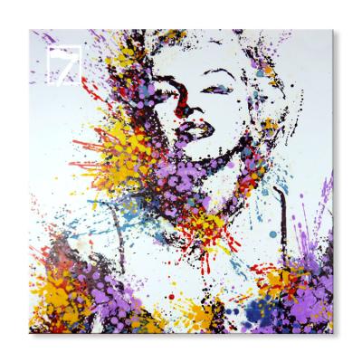 China Modern Print With Hand Touch Movie Star Marilyn Monroe Art Canvas Painting For Home Decor for sale