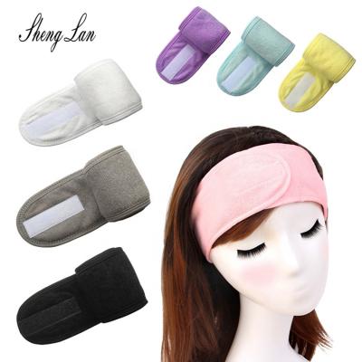 China Shenglan European and American custom sports friendly headband material and yoga headband soft makeup wide headband for women for sale