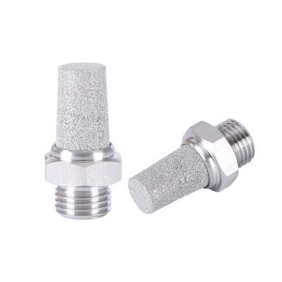 China Industry BSSM Series Stainless Steel Air Pneumatic Exhaust Muffler Pneumatic Muffler Fitting for sale