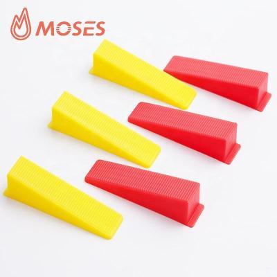 China Eco-friendly Factory Hot Selling Ceramic Tile Cuts Leveling System Plastic Wedge Leveling Tool for sale