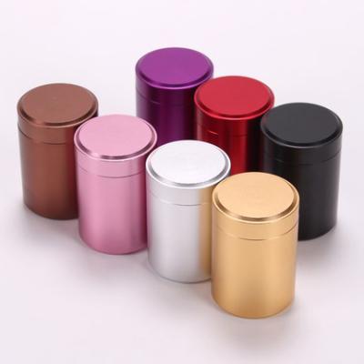 China NO hot selling aluminum alloy can canister for coffee bean/tea/flavor for sale