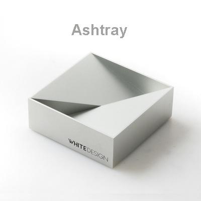 China Aluminum High End Unique Customize Luxury Metal Ashtray With Custom Logo for sale