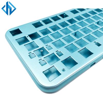 China Aluminum CNC Keyboard Plate Laser Cutting Machine Spare Part Aluminum CNC Keyboard for sale