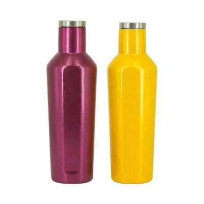 China 500ml Custom PORTABLE Red Wine Vacuum Insulated Bottle Logo Double Wall Stainless Steel for sale