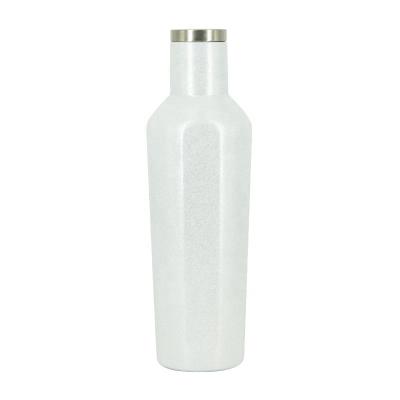 China Wholesale 500ml Business Sparkle Double Wall Vacuum Insulated Stainless Steel Wine Bottle for sale