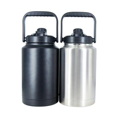 China Large Capacity 128oz PORTABLE Double Wall Insulated Stainless Steel Beer Shaker With Handle for sale