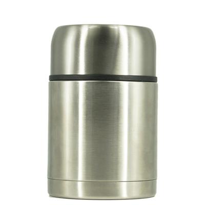 China Thermal Insulated Steamable 600ml Stainless Steel Double Wall Vacuum Lunch Box for sale