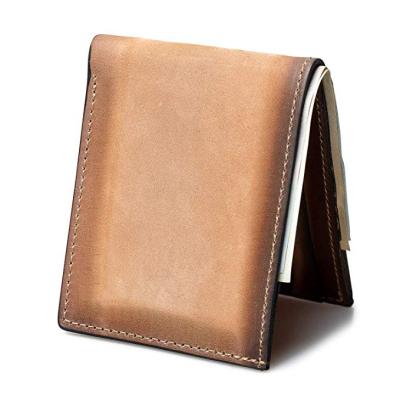 China RFID Bifold Wallet | Made in the USA | Men's Genuine Baron Cowhide Leather Bifold Vegan Leather Wallet For Men for sale