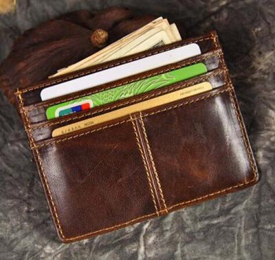 China Slim Italian RFID Leather Business Card Case Holder Wallet Credit Card Slot Pockets Wallet For Men for sale