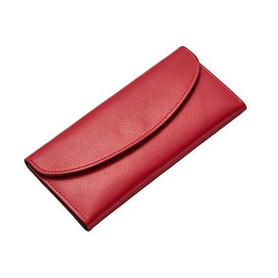 China Fashion Credit Card Holder Slim Genuine Leather Soft Wallets For Women for sale