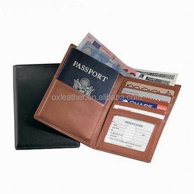 China Multifunctional PU fashion design passport holder and ticket holder card holder for business /travel made in china for sale