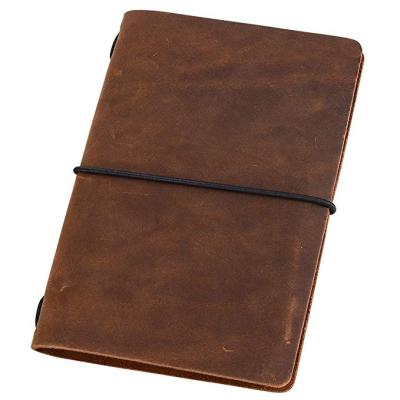 China Notebook Pocket Travelers Leather Notebook, Travel Refillable Leather Journal for Men and Women, Notebook Cover for Field Notes, Small for sale