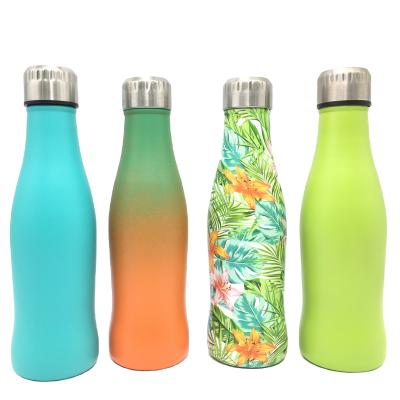 China HAC 2020 PORTABLE Customized Hot Sale Vacuum Flask Insulated Stainless Steel Cola Shaped Drinking Water Bottle for sale