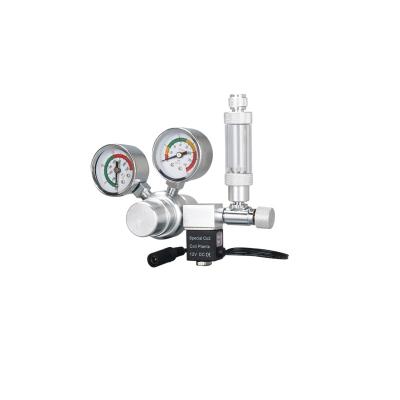 China ZRDR R100 Viable Dual Electromagnetic Aquarium CO2 Meter Pressure Reducing Valve for sale