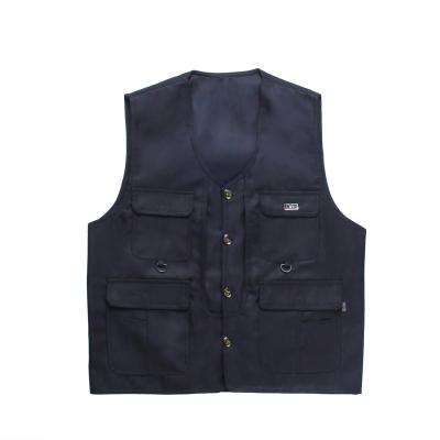 China Anti-pilling Men Multi Pockets Cargo Waistcoat Vest For Climbing Finishing Shooting Hiking for sale