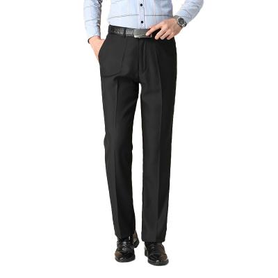 China Anti-wrinkle High Quality Men Pants Slim Fit Comfortable Breathable Casual Thin Business Wedding Suit Trousers for sale