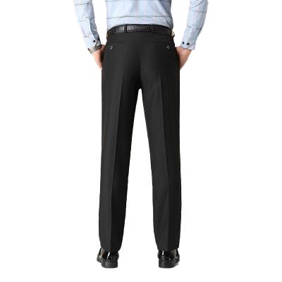 China Anti-wrinkle Men's Business Suits Trousers Formal Men Suit Pants Slim Fit Pants for sale