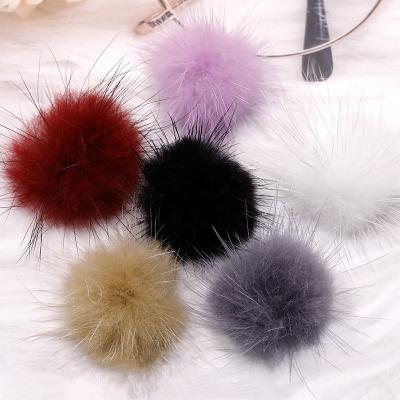 China Polish Puffy Ball Hairball Nail Charm Factory Supply Magnet Pompoms Mink Fur Ball Nail DIY Accessories Detachable Hairball for sale