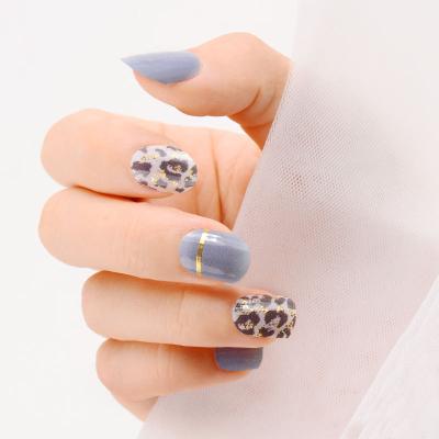 China Safe Non-Toxic And Eco-friendly Factory Wholesale Korean Gel Nail Wraps Semi Cured 3D Gel Nail Strips for sale