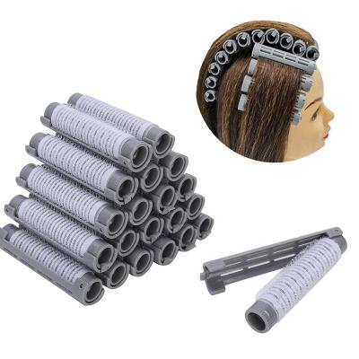 China 20pcs Hair Perming Rods Hair Roller Curler Kit Fluffy Fluffy Hair Rollers Perming Rods Hair Styling Tool For Salon New! for sale