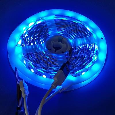 China China Supplier 10mm Wide Height 5050 RGB LED Remote Control Strip Light With Blister Packing for sale