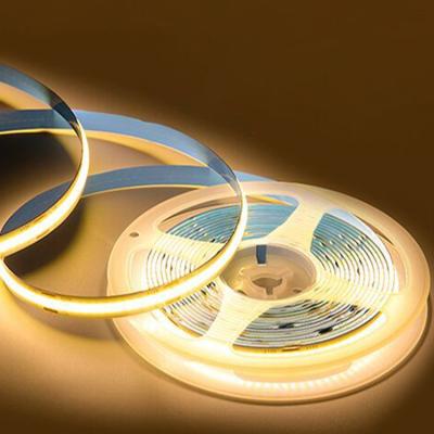 China COB LED Strip Flexible Light Home/Supermarket/Store New Technology 10W DC12/24V No Dot Chip On Board Led Led Strip for sale