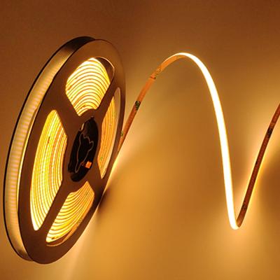 China High Quality Home/Supermarket/Shop COB Led Waterproof Flexible Indoor Lighting DC12V/24V CRI95 Strip Light COB LED Strip Light 480led for sale