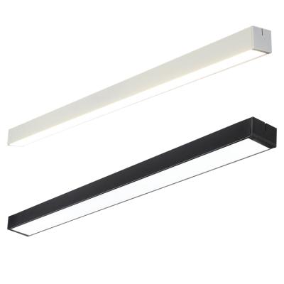 China Hotel Indoor Project 120LM/W SMD2835 4000K 6500K Using CE Ceiling Surface Mounted Aluminum Suspended Linear Light for sale