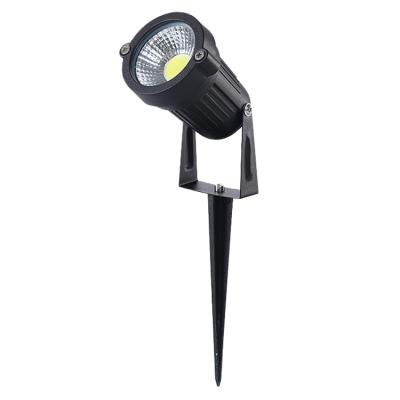 China Garden Spike Light 3W Modern Aluminum Body Black IP65 Outdoor Garden Spike Light for sale