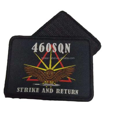 China Customized High Quality Woven Patch Viable Square Shape For Foot Mattress for sale